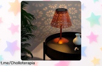 Lámpara LED solar Mimotec Hearth: Ilumina tu jardín sin cables ni estrés, un ofertón que traerá calidez a tus noches. ¡Aprovecha antes que se agote!