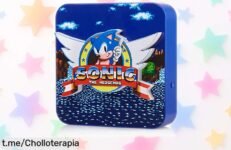 Lámpara Sonic The Hedgehog para gamers, cuida tus ojos y transforma tu habitación; ¡es un chollazo que no puedes dejar escapar!
