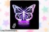 Lámpara de ilusión 3D INTUPGD con mariposa: conviértete en el rey de los regalos a un precio escandaloso que iluminará sonrisas y llenará de magia cualquier rincón. ¡No te lo pierdas!