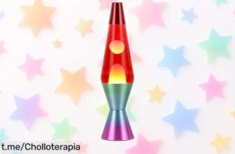 Lámpara de lava ROCKING GIFTS que ilumina tu espacio con colores vibrantes y estilo retro, ¡aprovecha este ofertón que transforma tu hogar ahora mismo!