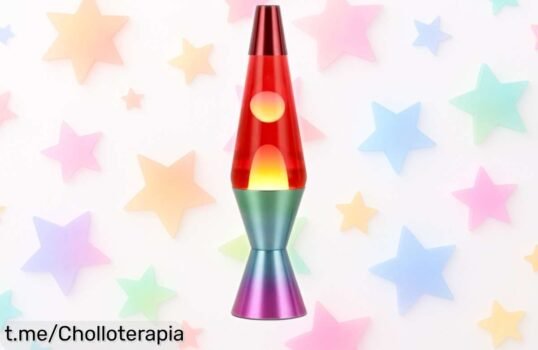 Lámpara de lava ROCKING GIFTS que ilumina tu espacio con colores vibrantes y estilo retro, ¡aprovecha este ofertón que transforma tu hogar ahora mismo!