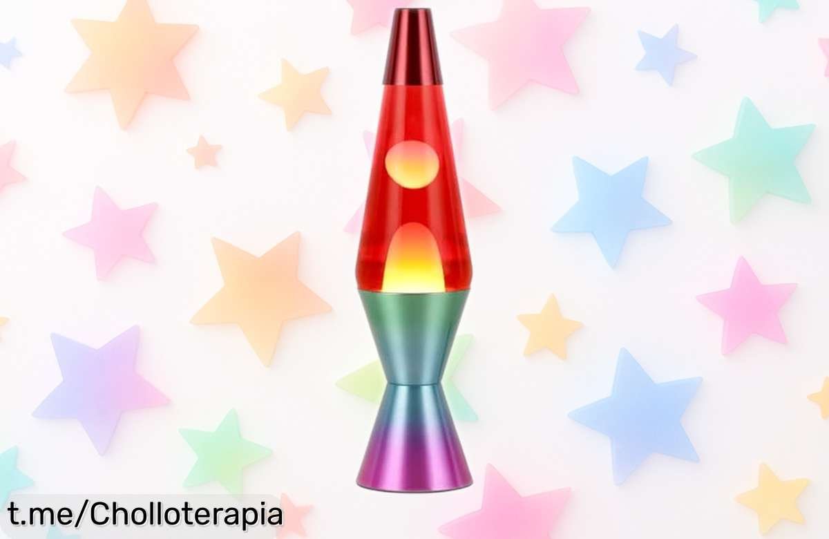 Lámpara de lava ROCKING GIFTS que ilumina tu espacio con colores vibrantes y estilo retro, ¡aprovecha este ofertón que transforma tu hogar ahora mismo!