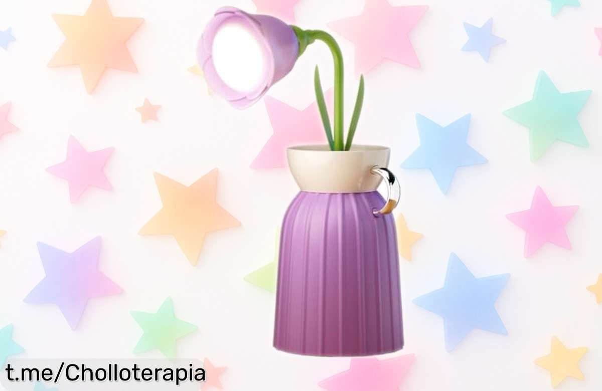 Lámpara de mesa con diseño floral sin cables, una maravilla a precio loco que hará brillar tu hogar como nunca antes. ¡Apresúrate y no dejes escapar esta belleza!