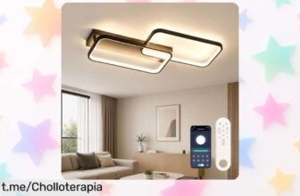 Lámpara de techo LED Otren con mando a distancia, el super chollo que ilumina tu hogar y se adapta a ti. ¡No dejes pasar esta oportunidad única!