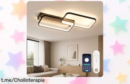 Lámpara de techo LED Otren con mando a distancia, el super chollo que ilumina tu hogar y se adapta a ti. ¡No dejes pasar esta oportunidad única!