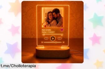 Lámpara personalizable Wanapix con tu foto o canción favorita a precio de escándalo, ¡regalazo que ilumina tus recuerdos y hace sonreír!