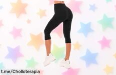 Leggins cortos deportivos Sinophant que no transparentan y se mantienen en su sitio, ¡aprovéchalos ahora a un precio de ganga que no podrás dejar pasar!