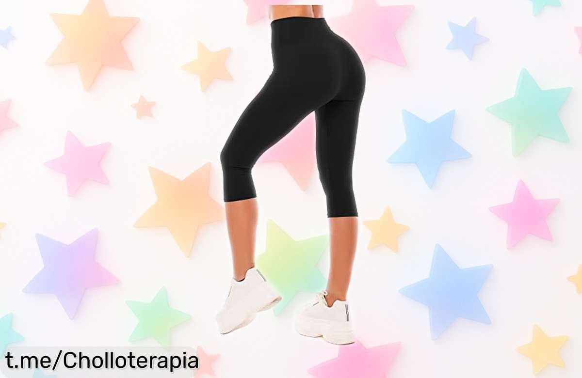 Leggins cortos deportivos Sinophant que no transparentan y se mantienen en su sitio, ¡aprovéchalos ahora a un precio de ganga que no podrás dejar pasar!