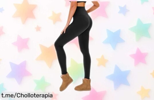 Leggins térmicos de cintura alta TNNZEET para mujer, aprovecha este precio loco y no te quedes sin el abrigo perfecto para tus entrenamientos y días al aire libre. ¡Hazte con ellos ya!