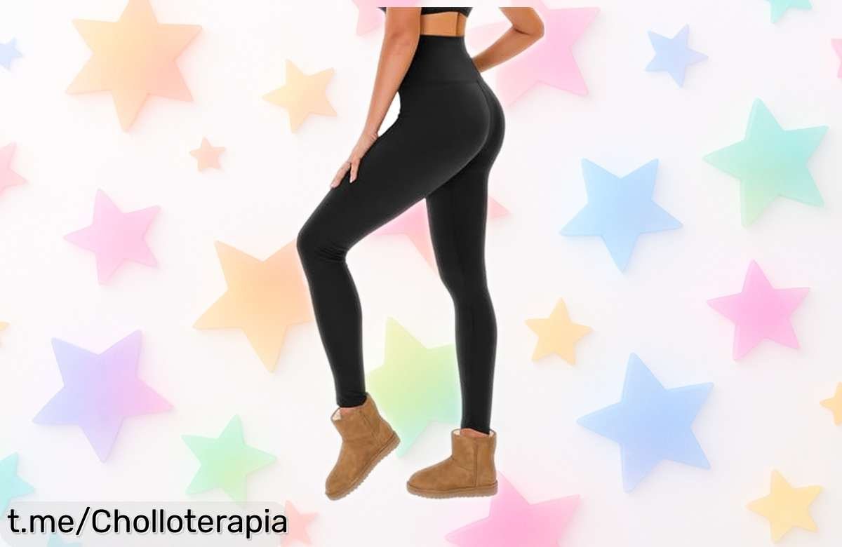 Leggins térmicos de cintura alta TNNZEET para mujer, aprovecha este precio loco y no te quedes sin el abrigo perfecto para tus entrenamientos y días al aire libre. ¡Hazte con ellos ya!