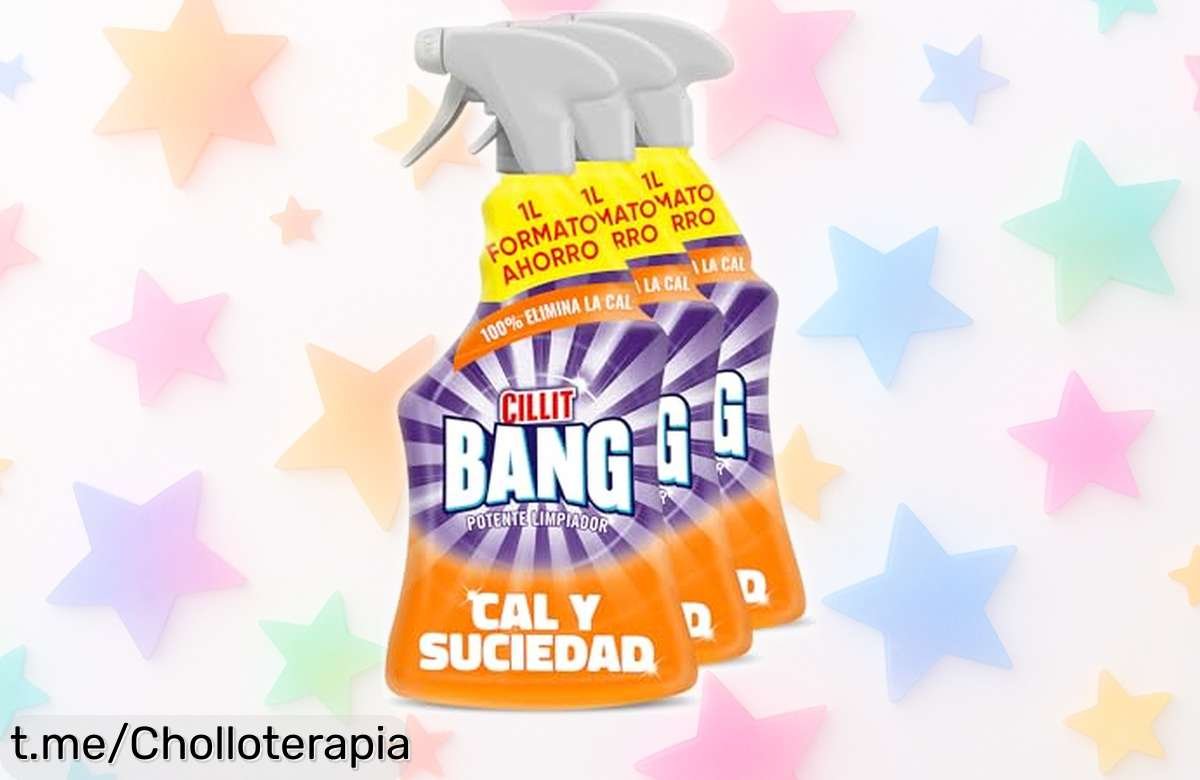 Limpiador potente Cillit Bang en pack de 3 litros: super chollo que elimina 40 manchas rebeldes y deja todo brillando sin esfuerzo. ¡Haz tu hogar relucir ya!