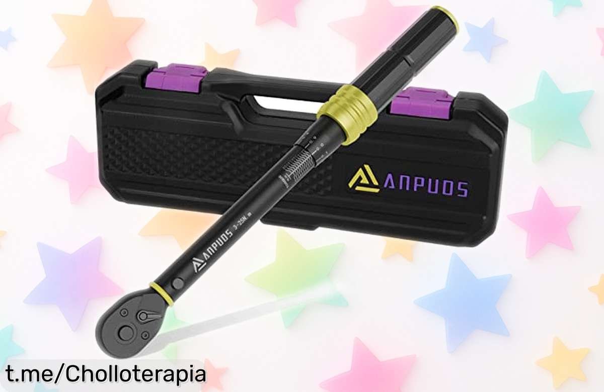 Llave dinamométrica ANPUDS 1/4 para bici con ajuste perfecto a un precio locazo, dale la precisión que tu bicicleta merece antes de que se acabe esta oferta increíble.