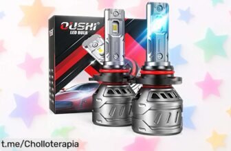 Lleva tu coche al siguiente nivel con las bombillas LED OUSHI HB3 9005, pack de 2 super blancas que brillan a precio loco; ¡no te quedes sin ellas y sorprende en la carretera!