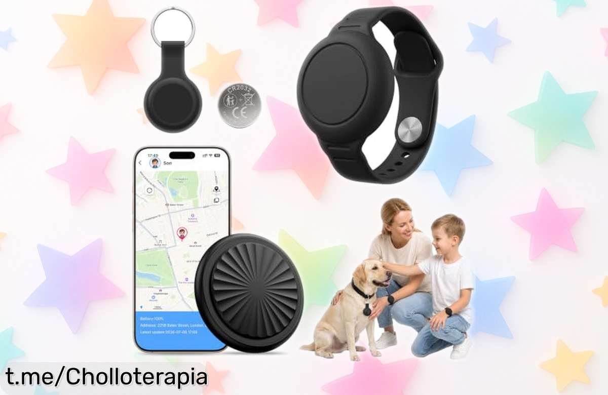 Localizador GPS para niños con pulsera impermeable y batería que dura un año a precio tirado: ¡la seguridad de tus peques nunca fue tan barata!