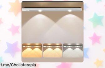Luz LED recargable OHFAMO con sensor de movimiento, un ofertón brillante que llega para iluminar tu hogar sin cables. ¡No dejes pasar esta oportunidad y dale vida a tus espacios ahora!