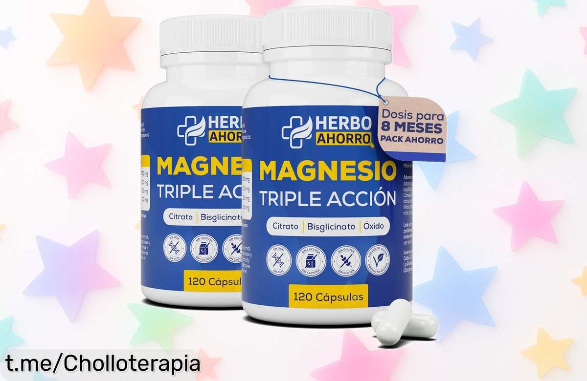 Magnesio Complex en cápsulas para relajarte y revitalizarte, ¡a un precio loco que no puedes dejar pasar! Cuida tus nervios y músculos ahora mismo.