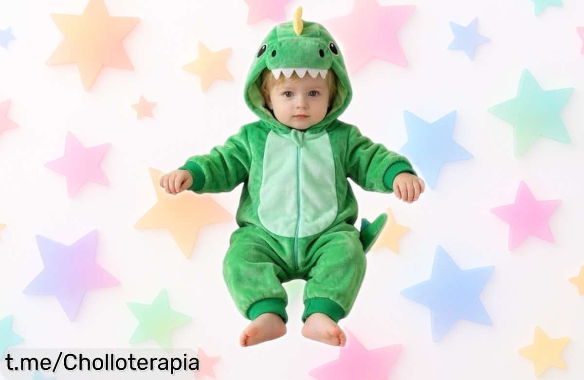 Mameluco de franela para bebé con capucha, súper calentito y adorable: ¡ofertón irresistible que hará sonreír a tu pequeño! No te lo pierdas, corre antes de que se acabe.