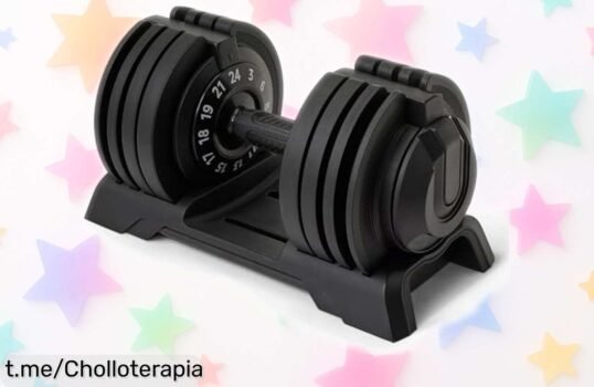 Mancuerna ajustable Amazon Basics de 24 kg a un precio loco que hará volar tus entrenamientos: ¡entrena como nunca y aprovecha esta oferta inesperada ya!