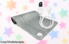 Manta eléctrica lumbar ATOMANT con 6 niveles de calor a un precio regalado que te hará sentir calidez y bienestar. ¡No dejes pasar esta oportunidad única!