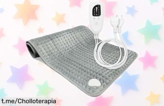 Manta eléctrica lumbar ATOMANT con 6 niveles de calor a un precio regalado que te hará sentir calidez y bienestar. ¡No dejes pasar esta oportunidad única!