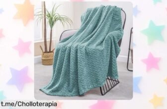Manta polar ligera para sofá y cubrecama, un ofertón que aguanta lavados sin despeinarse, ¡aprovéchate de esta oportunidad única y dale color a tus momentos!
