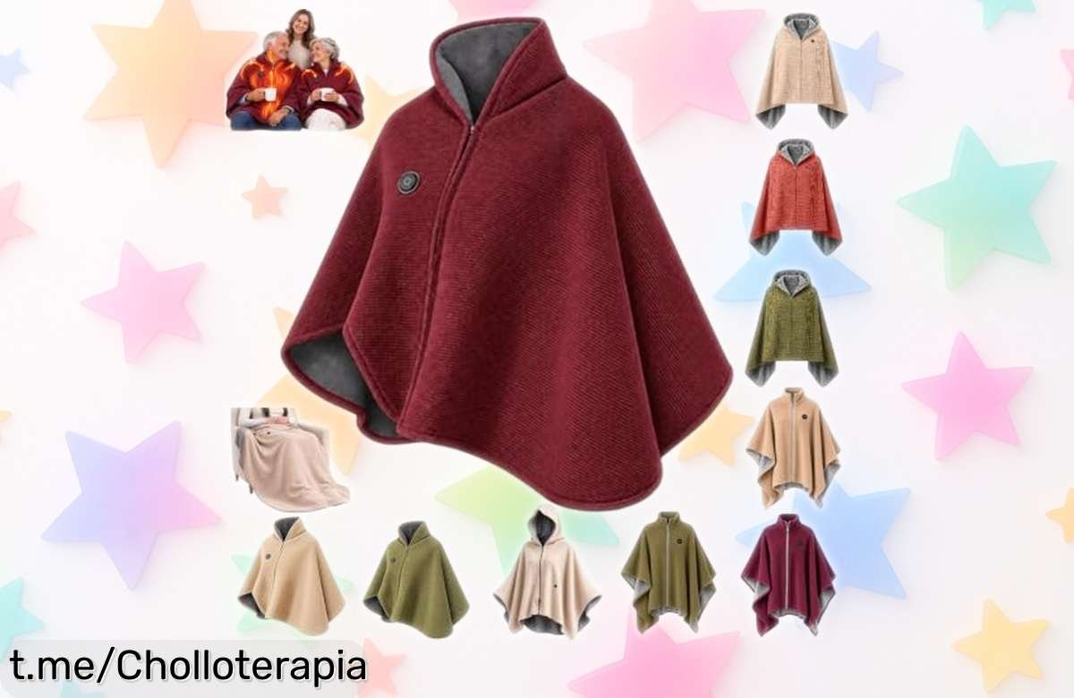 Manta térmica portátil USB que calienta en un plis, ¡ofertón irresistible con cupón para estar a gustito sin que duela el bolsillo! ¿A qué esperas?
