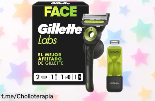 Maquinilla de afeitar GilletteLabs Neon Night Edition: el chollo que hará lucir tu piel suave mientras te afeitas, ¡no dejes pasar esta oportunidad única!