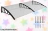 Marquesina Outsunny para puertas y ventanas: Protege del sol y la lluvia con un ofertón increíble que no querrás dejar pasar, ¡haz de tu hogar un refugio ya!