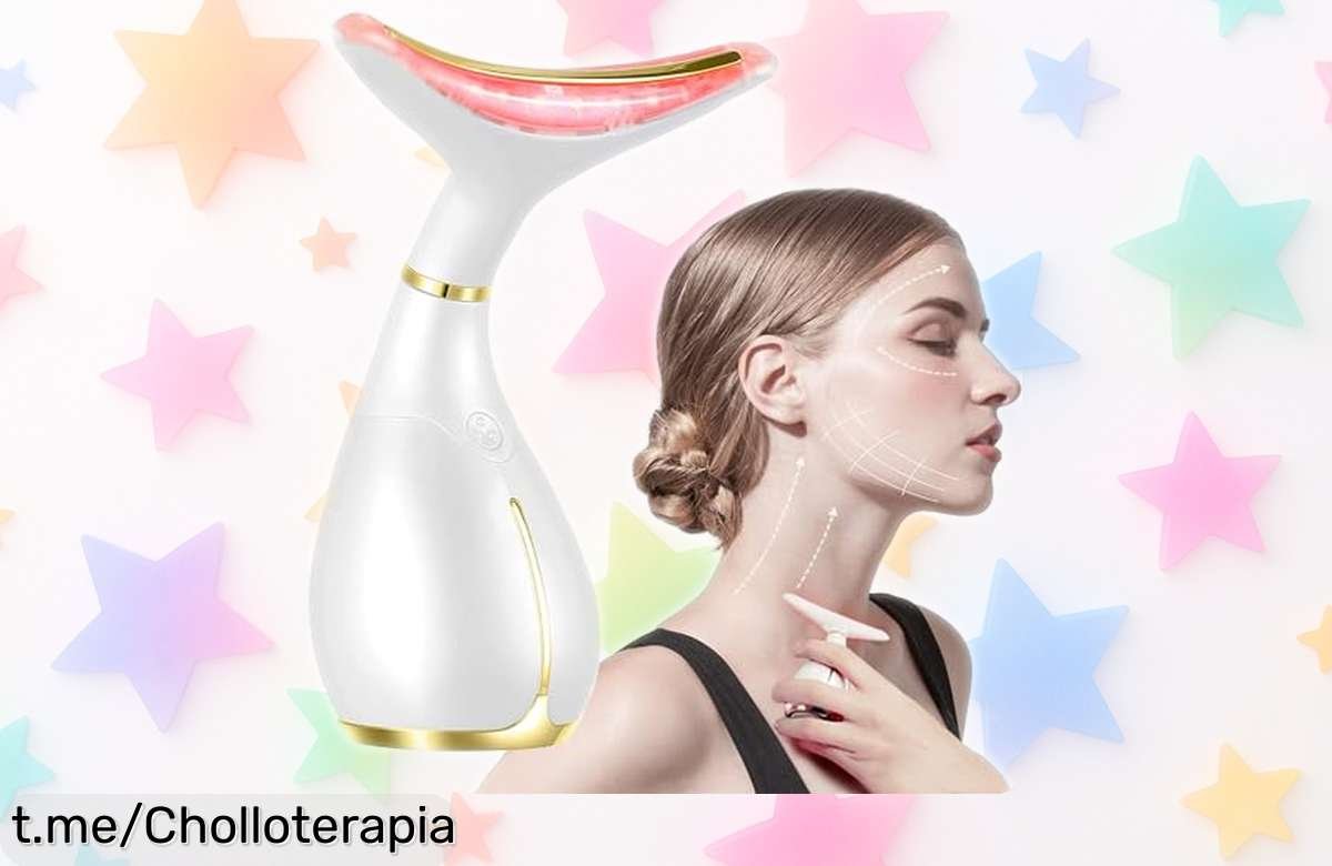 Masajeador facial eléctrico Ms.W, descúbrelo ahora con precio rebajado y potencia tus cremas para lucir una piel fresca y tonificada; ¡no dejes pasar este chollo increíble!