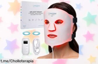 Máscara LED Nourished Bodynskin: ¡Chollazo para combatir arrugas en 15 minutos con más de 450 LEDs! Aprovecha esta oferta increíble y luce una piel joven y radiante.