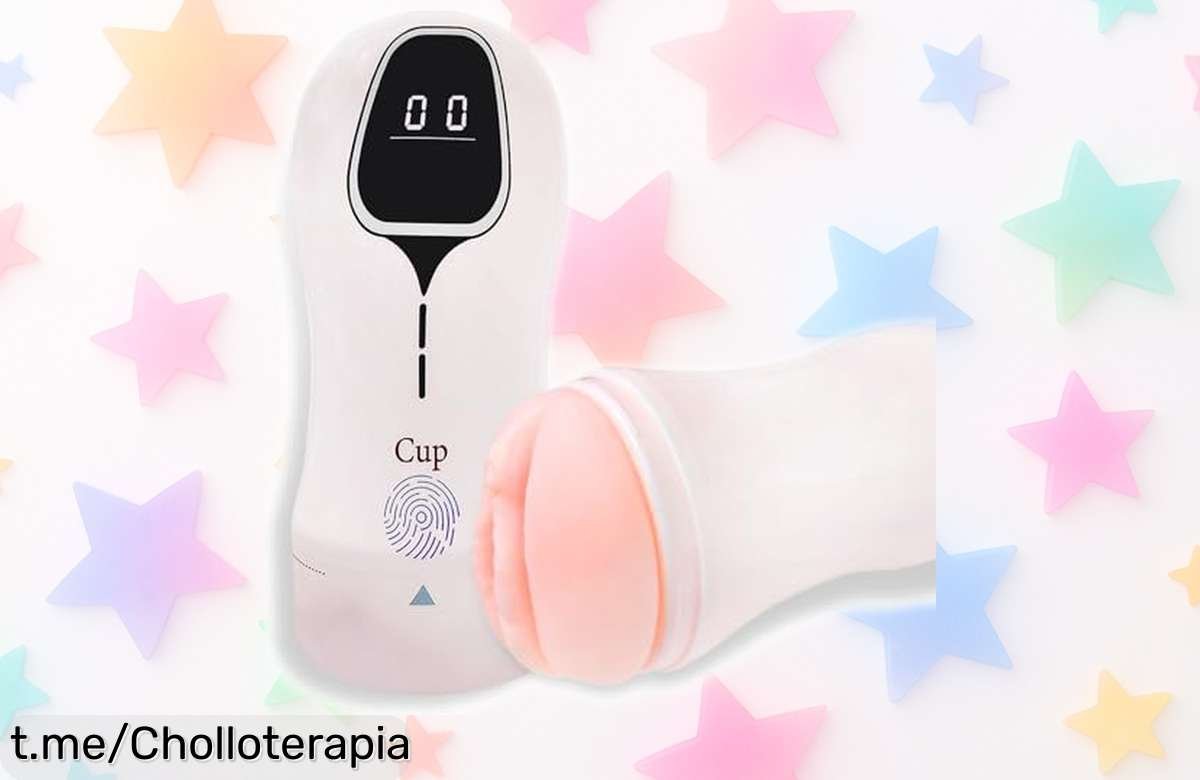 Masturbador eléctrico con 8 vibraciones que transformará tus momentos en solitario, ¡rebajado a un precio de locura! No te quedes sin el tuyo y disfruta al máximo.