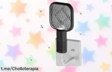 Matamoscas eléctrico en forma de raqueta que elimina moscas ¡ofertón imbatible para ganar la batalla contra esos insectos molestos! No te lo pierdas, da el paso hacia un hogar libre de plagas.