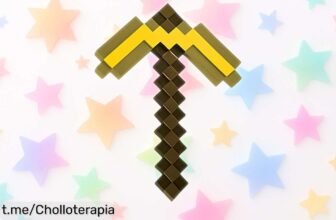 Mega picota de plástico gigante de Minecraft, la herramienta que estabas esperando para jugar o coleccionar. ¡No te quedes sin ella, es un chollo increíble que no vas a querer dejar pasar!