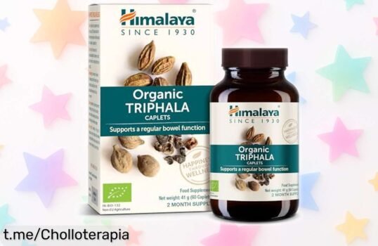 Mejora tu digestión y elimina toxinas con Triphala de Himalaya en 60 cápsulas a un precio loco, ¡no dejes escapar esta oportunidad que cuida tu bienestar!