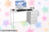 Mesa de estudio VEVOR con 4 cajones y gancho lateral a precio loco, súper estable para tus proyectos; no te quedes sin la tuya y siente la diferencia en cada tarea.