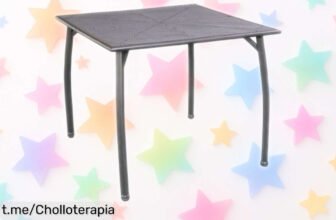 Mesa de jardín cuadrada Greemotion Toulouse, la solución perfecta para tus tardes al aire libre a un precio increíble. ¡No dejes escapar este ofertón y disfruta del verano como nunca!