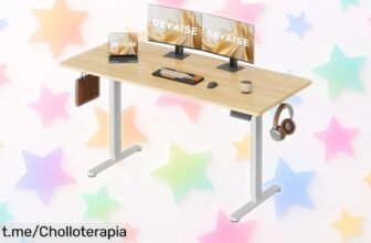 Mesa elevable eléctrica DEVAISE: diseño amplio, motor silencioso y memoria para un trabajo sin esfuerzo. ¡Aprovecha este ofertón que está regalado y transforma tu espacio ahora!