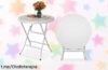Mesa plegable redonda YITAHOME, el ofertón que esperabas para tu jardín o playa; calidad increíble a precio regalado, ¡no dejes pasar esta oportunidad única!