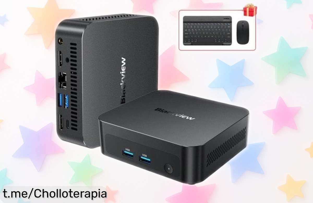 Mini PC Blackview MP300: Potente, compacto y rebajado para volar en tus tareas diarias. ¡No dejes escapar esta oportunidad única de llevarte el ofertón a casa ya!