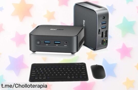Mini PC Blackview MP50 con Ryzen 7 y 16GB de RAM a precio loco, la oportunidad perfecta para tener un setup impresionante sin dejar el bolsillo vacío.