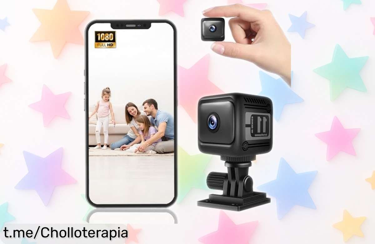 Mini cámara espía NGUUIQC HD 1080P con visión nocturna: la vigilancia más fácil y a un precio de ganga, ¡elige protección para lo que más amas antes de que se acabe!