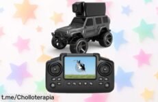 Mini coche RC 1:64 con cámara FPV y control por app a precio loco, ¡diversión a toda velocidad para los peques que no querrán dejar de jugar!
