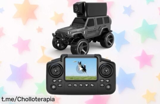 Mini coche RC 1:64 con cámara FPV y control por app a precio loco, ¡diversión a toda velocidad para los peques que no querrán dejar de jugar!