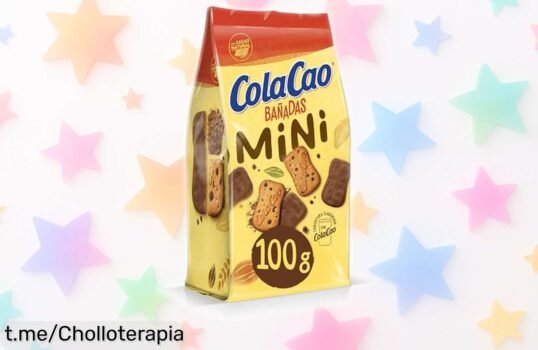 Mini galletas ColaCao bañadas en chocolate a precio loco, un capricho crujiente que no querrás dejar escapar; ¡date ese dulce momento ahora mismo!