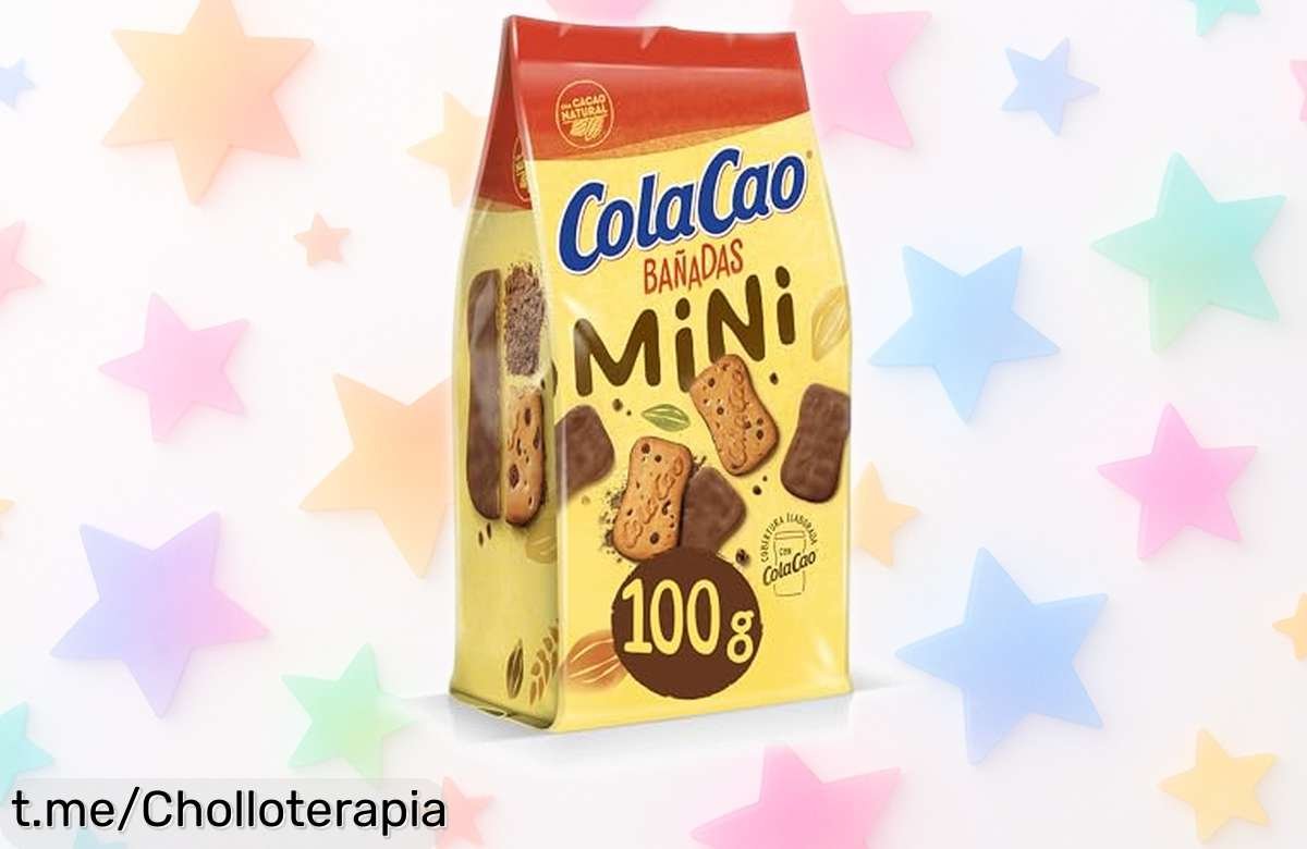 Mini galletas ColaCao bañadas en chocolate a precio loco, un capricho crujiente que no querrás dejar escapar; ¡date ese dulce momento ahora mismo!
