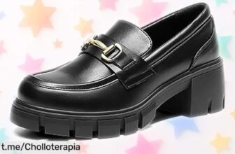 Mocasines DREAM PAIRS con plataforma y suela dentada a un precio loco que elevarán tu estilo al instante, ¡no dejes escapar este chollazo que hace brillar tus pasos!