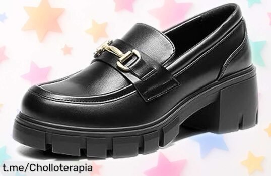 Mocasines DREAM PAIRS con plataforma y suela dentada a un precio loco que elevarán tu estilo al instante, ¡no dejes escapar este chollazo que hace brillar tus pasos!