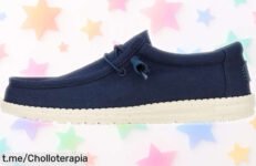 Mocasines HEYDUDE Wally Canvas Navy, frescura y estilo al instante con un precio loco que no podrás dejar pasar: ¡ponte cómodos y sal a disfrutar de la vida ya!