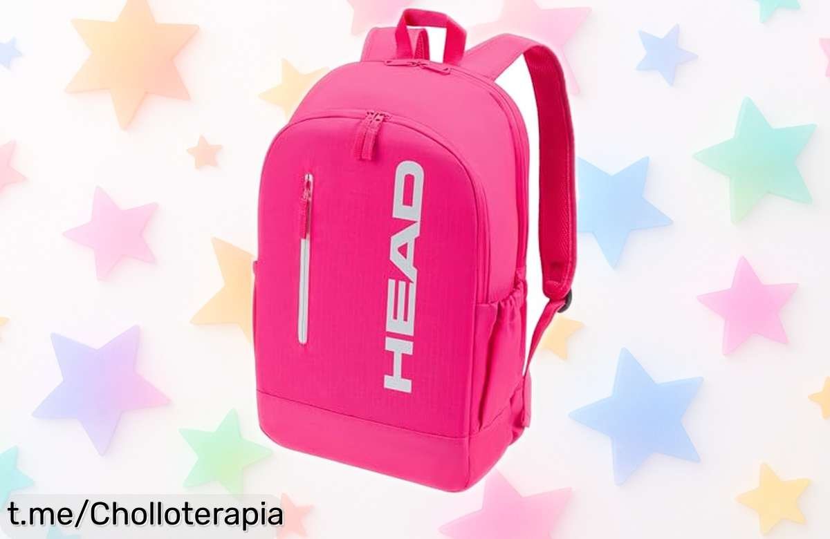 Mochila HEAD Base Backpack 17L potente y resistente, tu aliada perfecta para raquetas y zapatillas a un precio rebajado que no querrás dejar escapar. ¡Hazte con ella ahora!