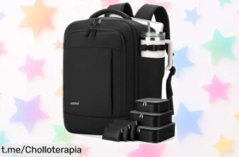 Mochila Lekespring de 24L con compartimentos ideales para tus viajes o escuela, ahora a un precio que parece broma – ¡No dejes escapar este chollo y organiza tu día!